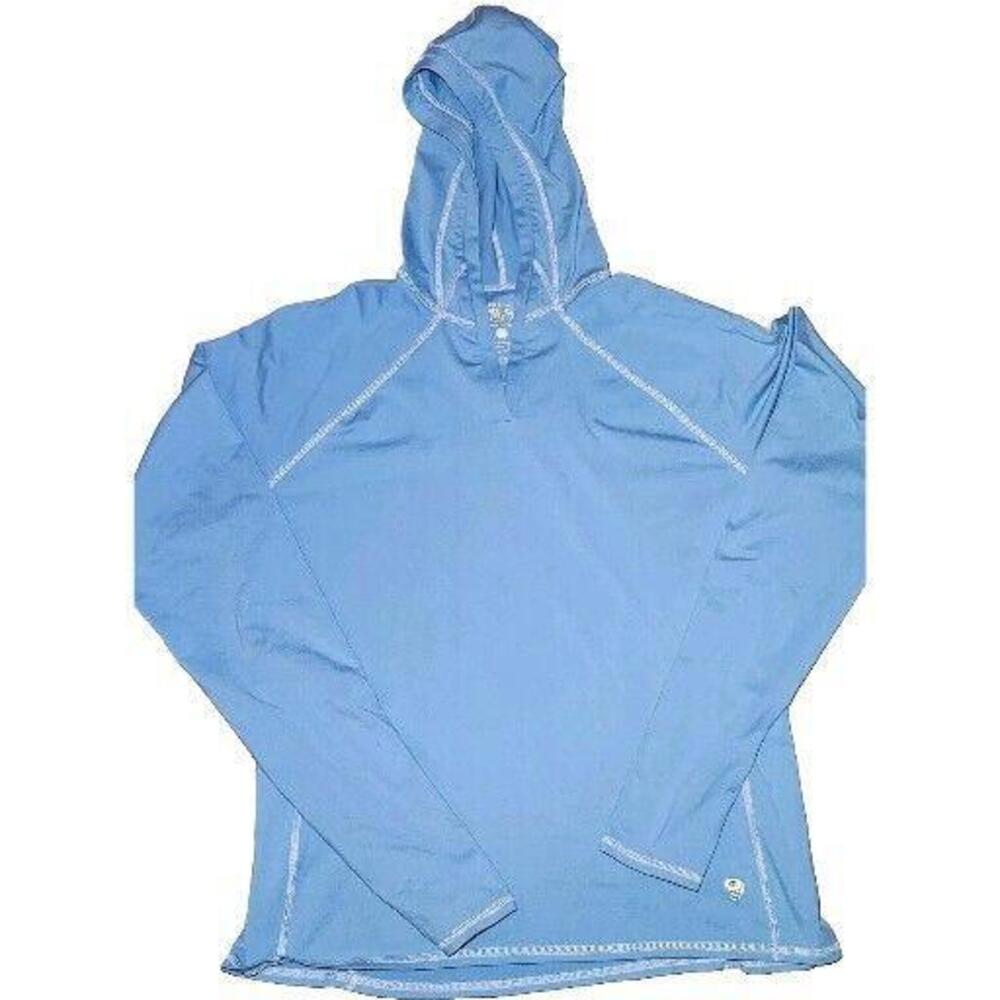 Mountain Hardware long sleeve active wear hooded shirt Size Xl Womans
